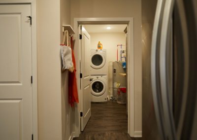 stackable washer and dryer in a Lyndhurst, NJ apartment for rent at The Winston